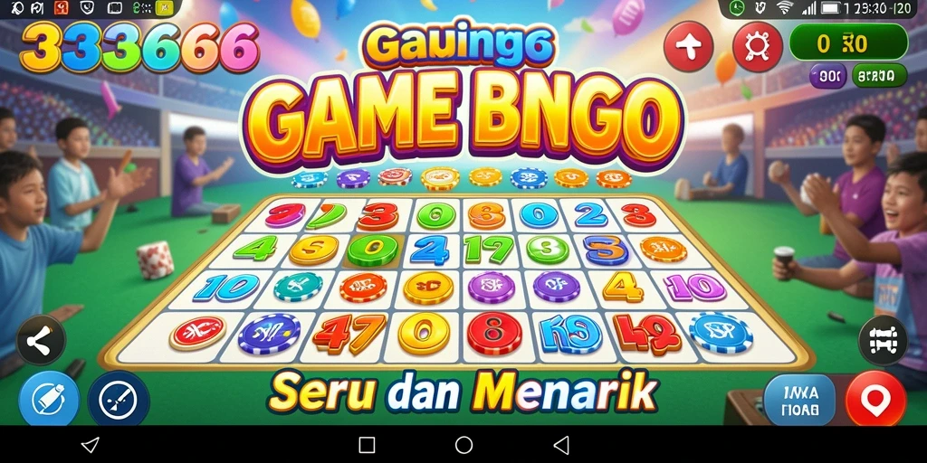 Gameplay seru Bingo di 333666 dengan grafis menarik.