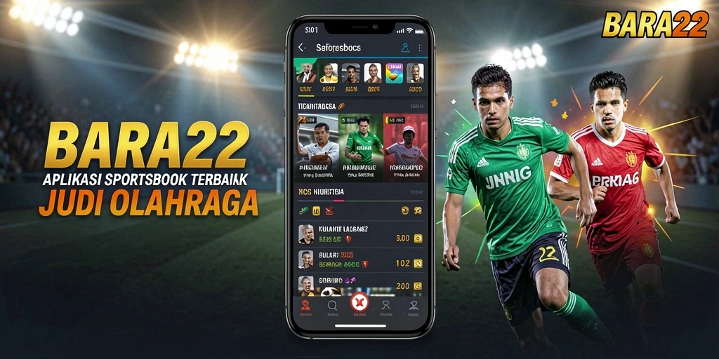 Tampilan antarmuka BARA22 yang modern dan menarik saat bermain taruhan.