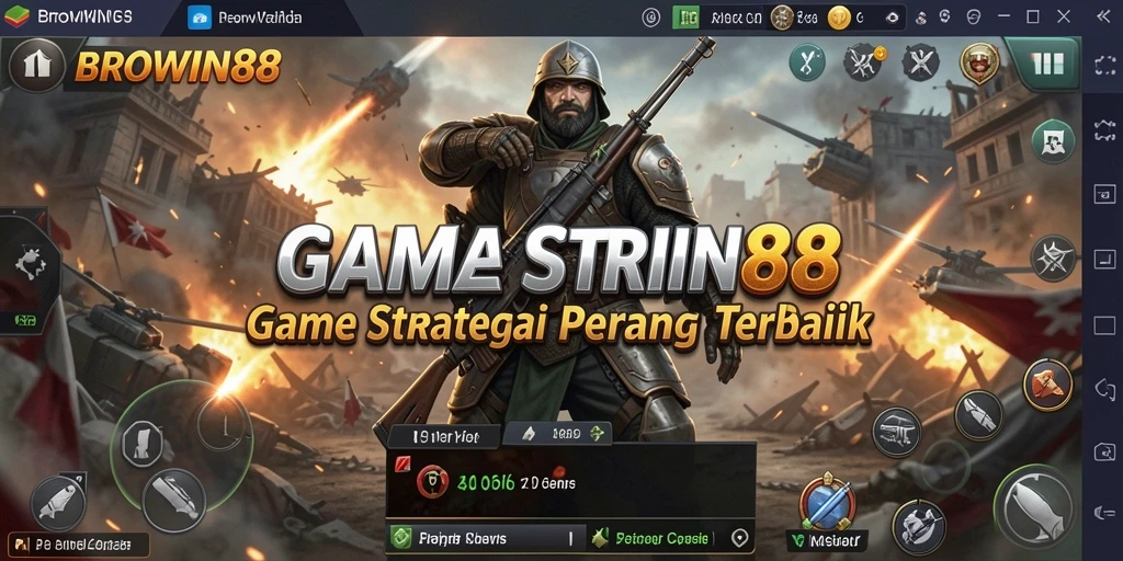 Screenshot gameplay BROWIN88 menampilkan aksi pertarungan yang mendebarkan.