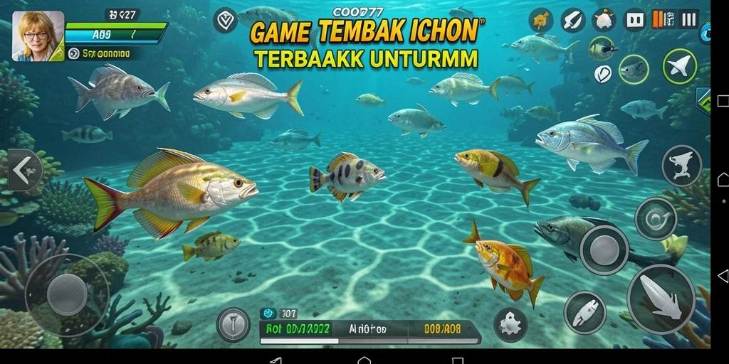 Tangkapan layar menampilkan keseruan gameplay Tembak Ikan di COO77.