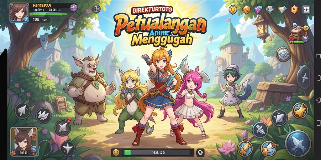 Screenshot gameplay yang menunjukkan aksi seru dalam DIREKTURTOTO.