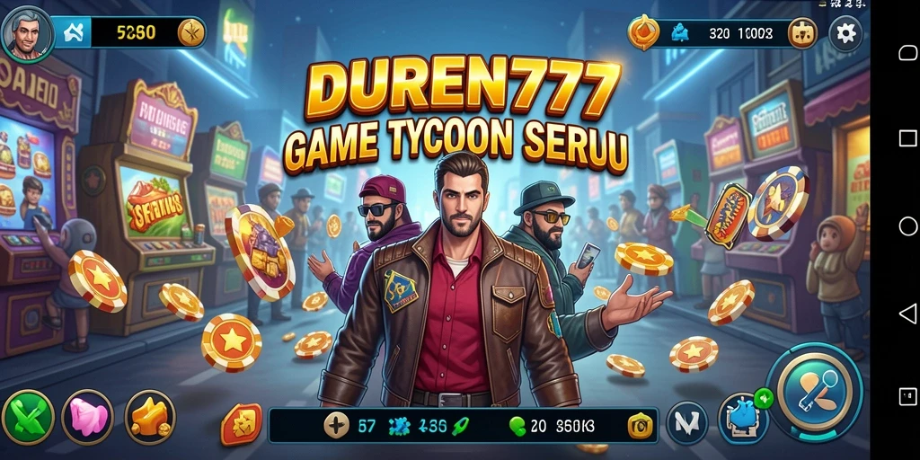 Tampilan gameplay DUREN777 dengan elemen Tycoon yang menarik.