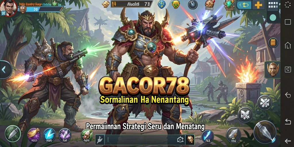 Tampilan gameplay menegangkan dan interaktif GACOR78 yang mendebarkan.