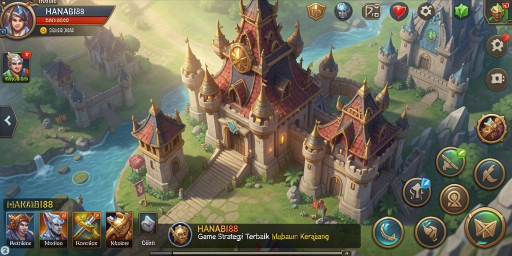 Gameplay strategis yang menegangkan dan penuh tantangan.