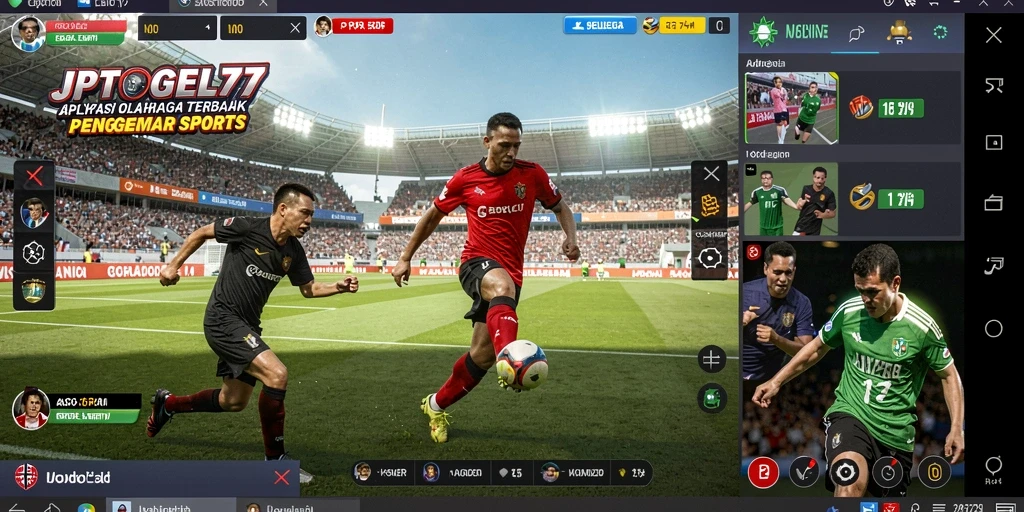 Tampilan utama gameplay JPTOGEL77 yang menampilkan informasi olahraga.