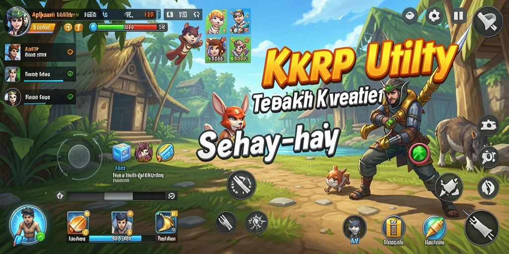 Tampilan utama KKRP yang sederhana dan fungsional.
