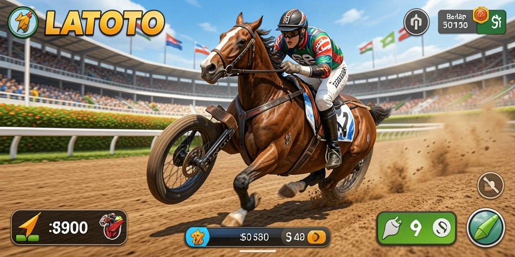 Tampilan menarik dari gameplay LATOTO yang menegangkan.
