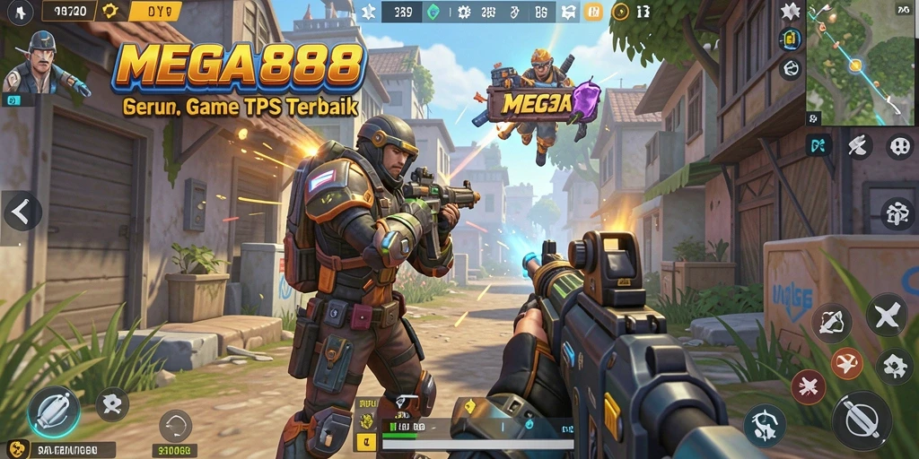 Tampilan gameplay mendebarkan di MEGA888 dengan aksi yang intens.