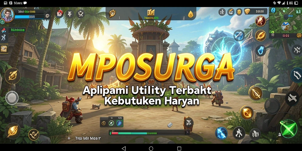 Tampilan antarmuka sederhana MPOSURGA yang memudahkan pengguna.