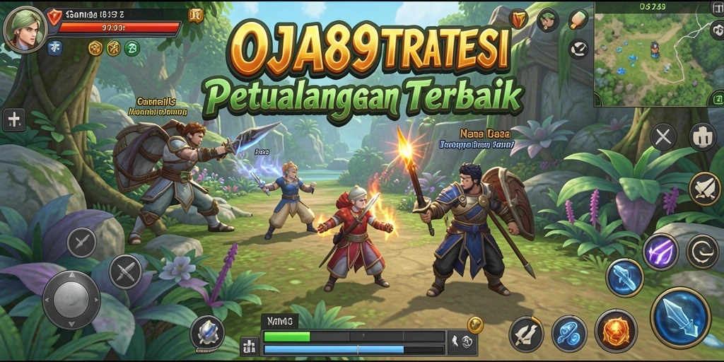 Screenshot OJA89 menampilkan aksi pertempuran yang seru.