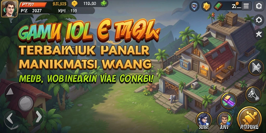Tampilan gameplay PT707 yang sederhana dan menarik dalam gaya Idle.