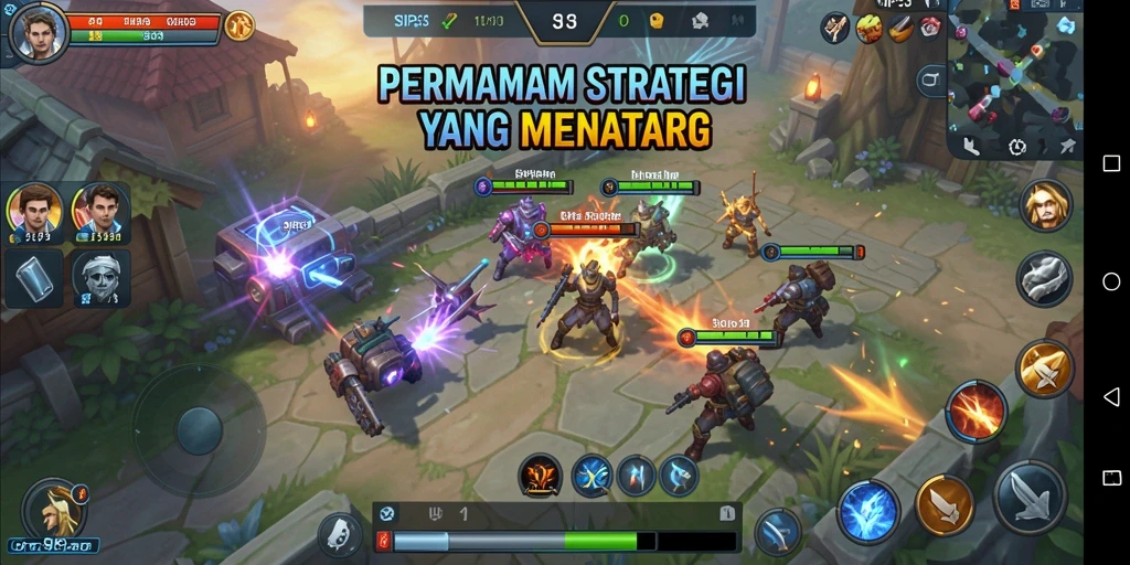 Tangkapan layar SIP33 menampilkan gameplay strategi yang intens.