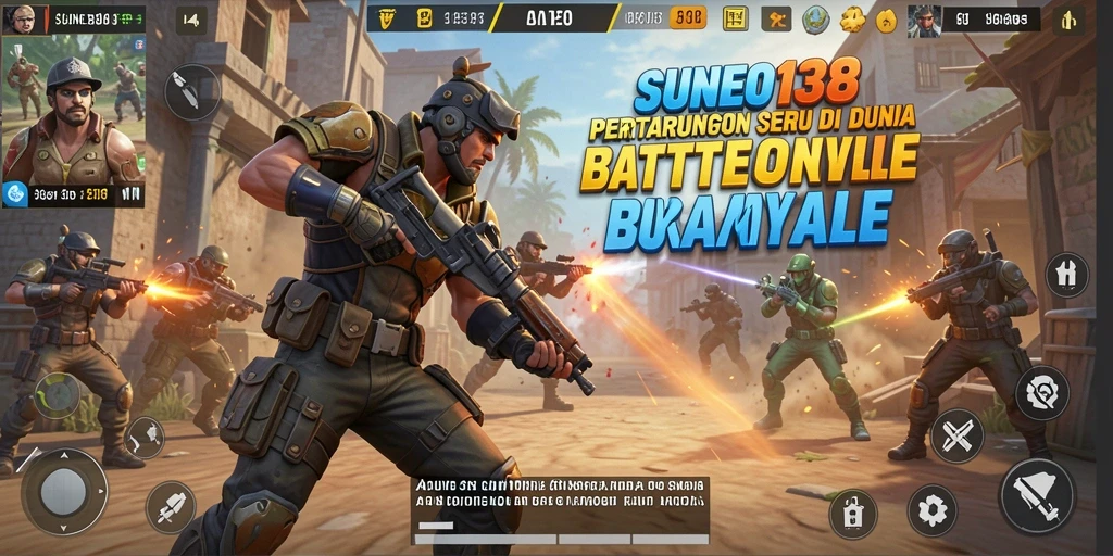 Screenshot gameplay SUNEO138 yang menunjukkan aksi pertempuran mendebarkan.