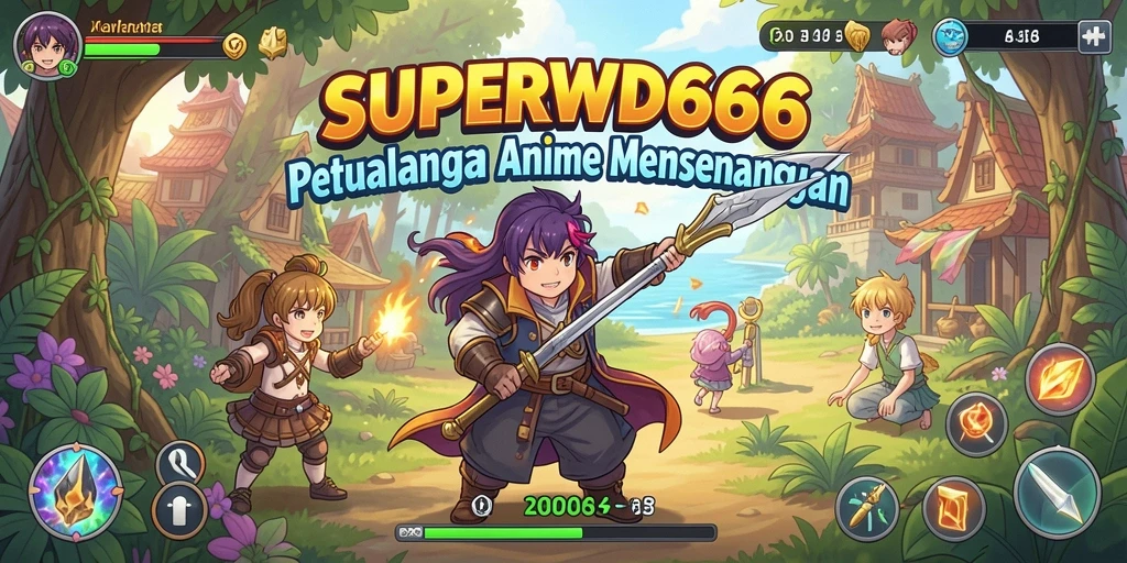 Tampilan luar biasa dari gameplay Anime di SUPERWD666.