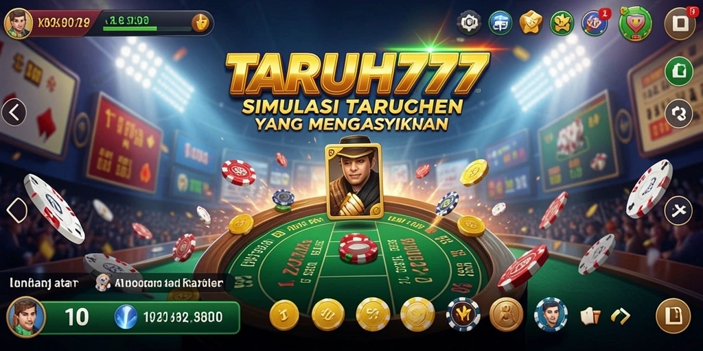Tampilan gameplay TARUH777 dengan aksi taruhan yang mendebarkan.