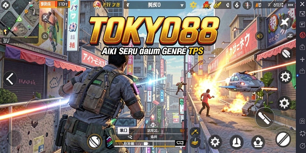 Screenshot gameplay TOKYO88 yang menunjukkan aksi seru dalam TPS.